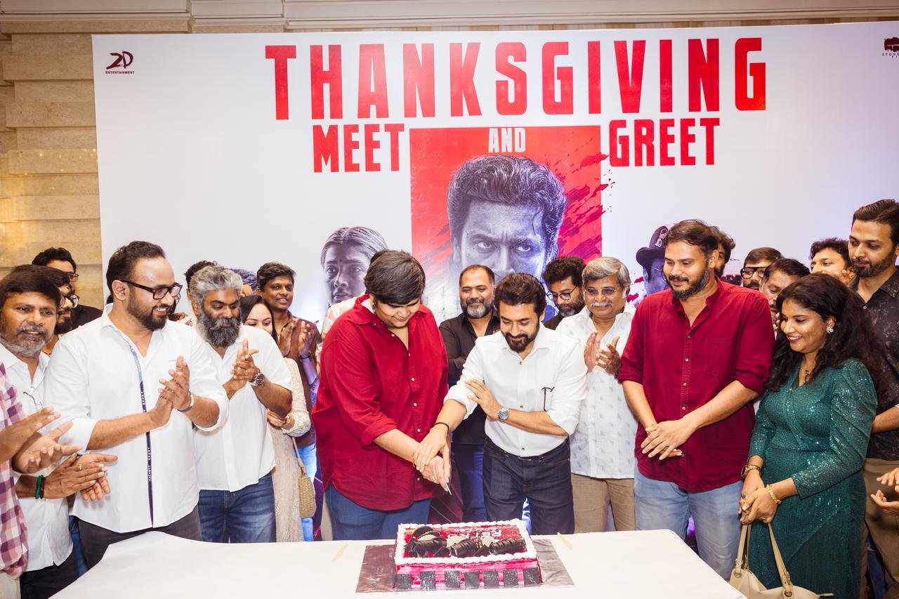 ரெட்ரோ வெற்றி, மீடியா நண்பர்களை நேரில் சந்தித்து நன்றி தெரிவித்த சூர்யா!*