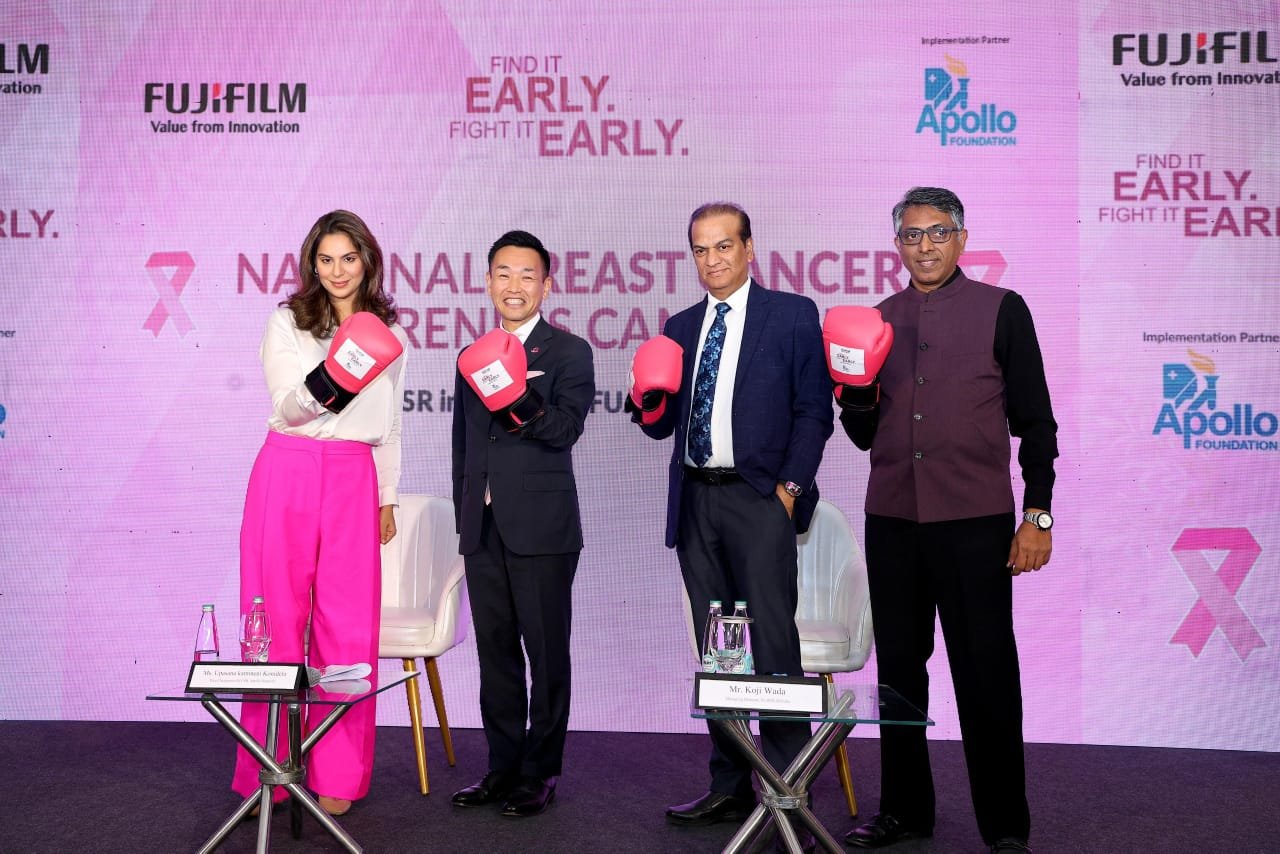 Apollo Hospitals, has extended her support to the CSR campaign promoting breast cancer awareness.