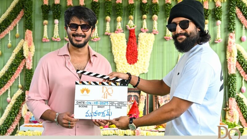 Dulquer Salmaan Pan India Film #DQ41, #SLV10 Launched Grandly With Puja Ceremony Regular Shoot Begins Today
