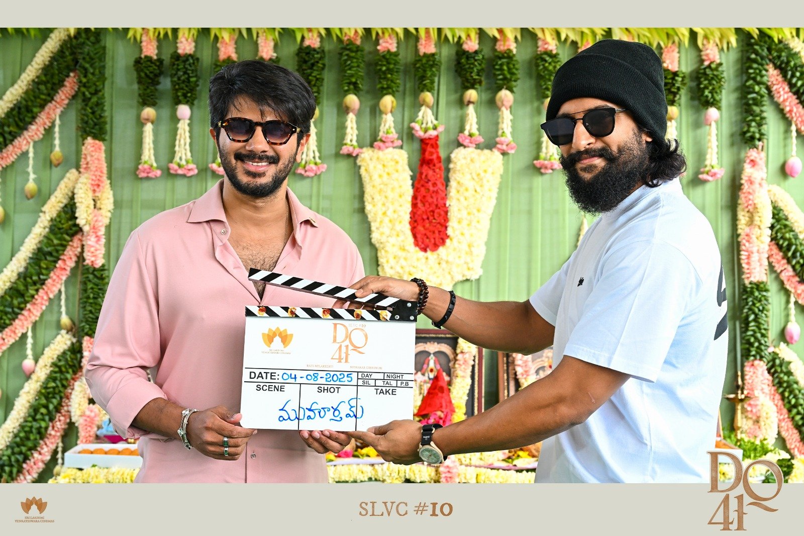 Dulquer Salmaan Pan India Film #DQ41, #SLV10 Launched Grandly With Puja Ceremony Regular Shoot Begins Today