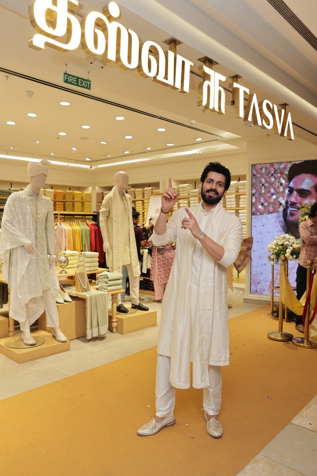 இந்திய ஆண்களின் ஆடைத்தொழில் பிராண்ட் “டஸ்வா” – சென்னை எக்ஸ்பிரஸ் அவென்யூ மாலில் நடிகர் ஹரிஷ் கல்யாணுடன் இணைந்து திருமண ஆடைத் தொகுப்பு மற்றும் அதன் திருவிழாவை அறிமுகப்படுத்தியுள்ளது