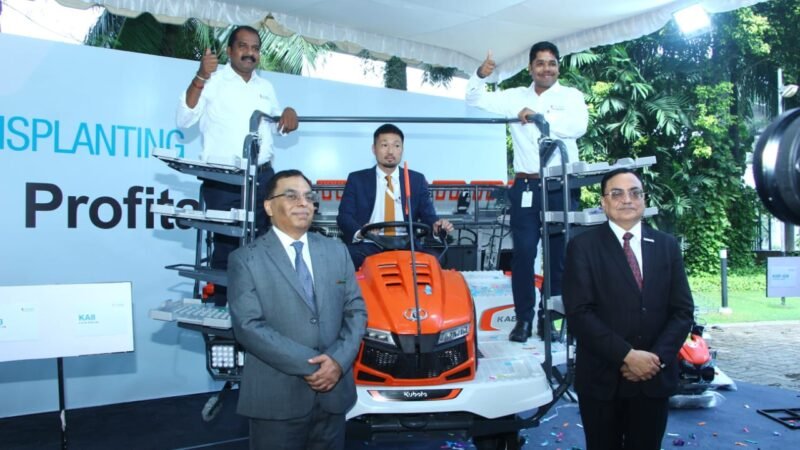 Escorts Kubota Limited Introduces Third-Generation Ride-On Rice Transplanters in India