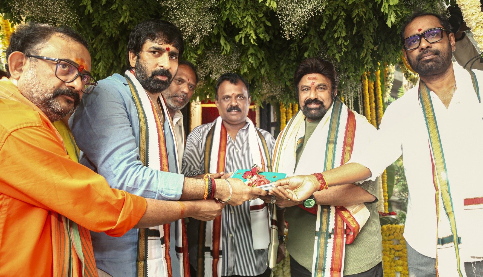 Nandamuri Balakrishna, Gopichand Malineni, Venkata Satish Kilaru, Vriddhi Cinemas’ Historical Epic #NBK111 Launched Majestically