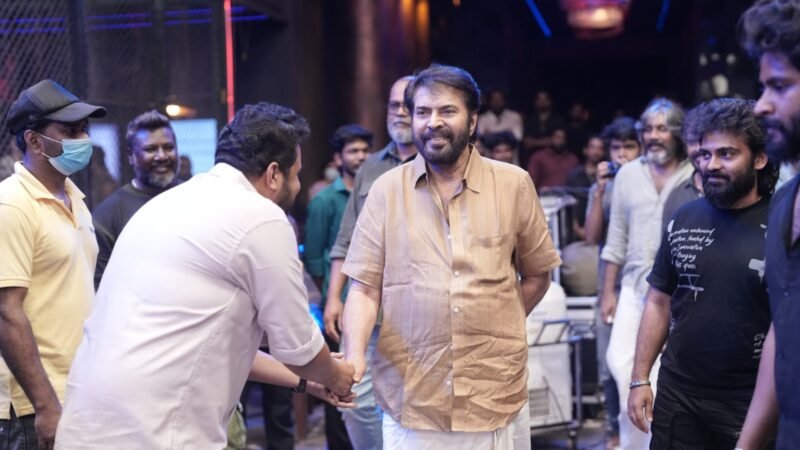 துல்கர் சல்மானின் “ஐ அம் கேம்” படப்பிடிப்பு தளத்தில் மெகாஸ்டார் மம்மூட்டி !!