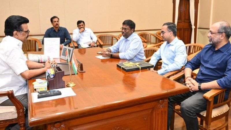 JioHotstar South Unbound நிகழ்வினை முன்னிட்டு, JioStar Leadership குழுவினர் மாண்புமிகு தமிழக முதல்வர் மு.க. ஸ்டாலின் அவர்களை சந்தித்தனர் !!