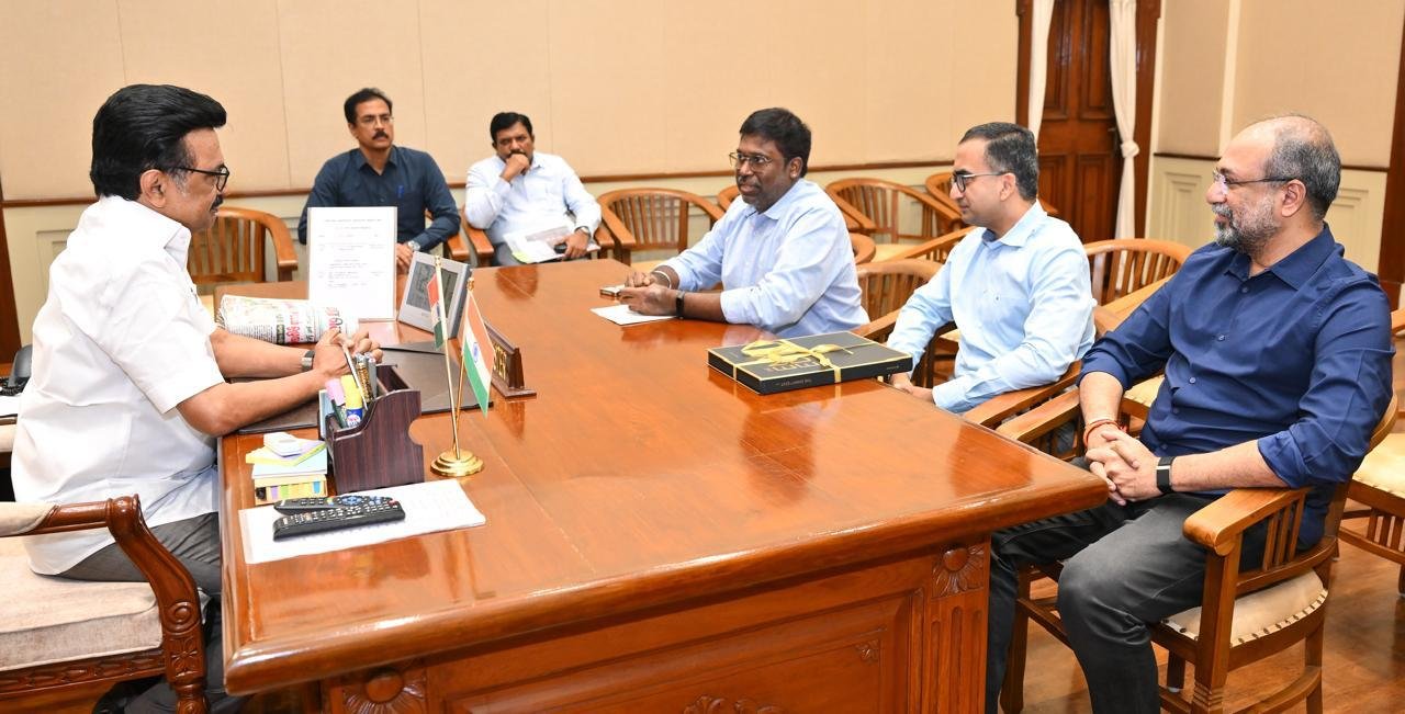 JioHotstar South Unbound நிகழ்வினை முன்னிட்டு, JioStar Leadership குழுவினர் மாண்புமிகு தமிழக முதல்வர் மு.க. ஸ்டாலின் அவர்களை சந்தித்தனர் !!