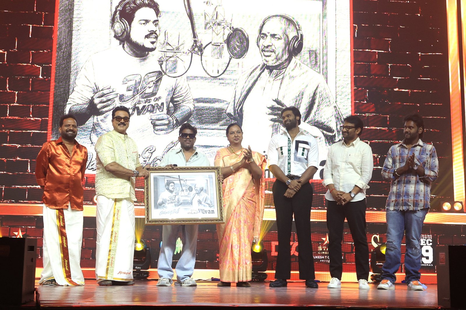 சரத்குமார் – சண்முக பாண்டியன் விஜயகாந்த் இணைந்து நடிக்கும் ‘கொம்பு சீவி’ படத்தின் இசை வெளியீட்டு விழா