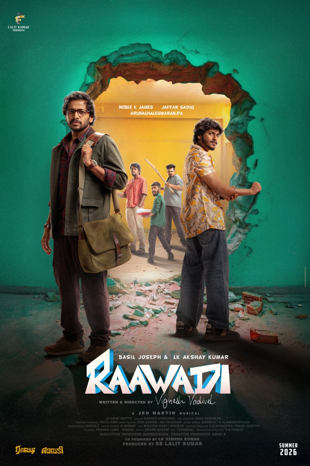 Seven Screen Studio S.S. Lalit Kumar presents “Raawadi” starring Basil Joseph & L.K. Akshay Kumar Title, First Look and Character Glimpse unveiled!