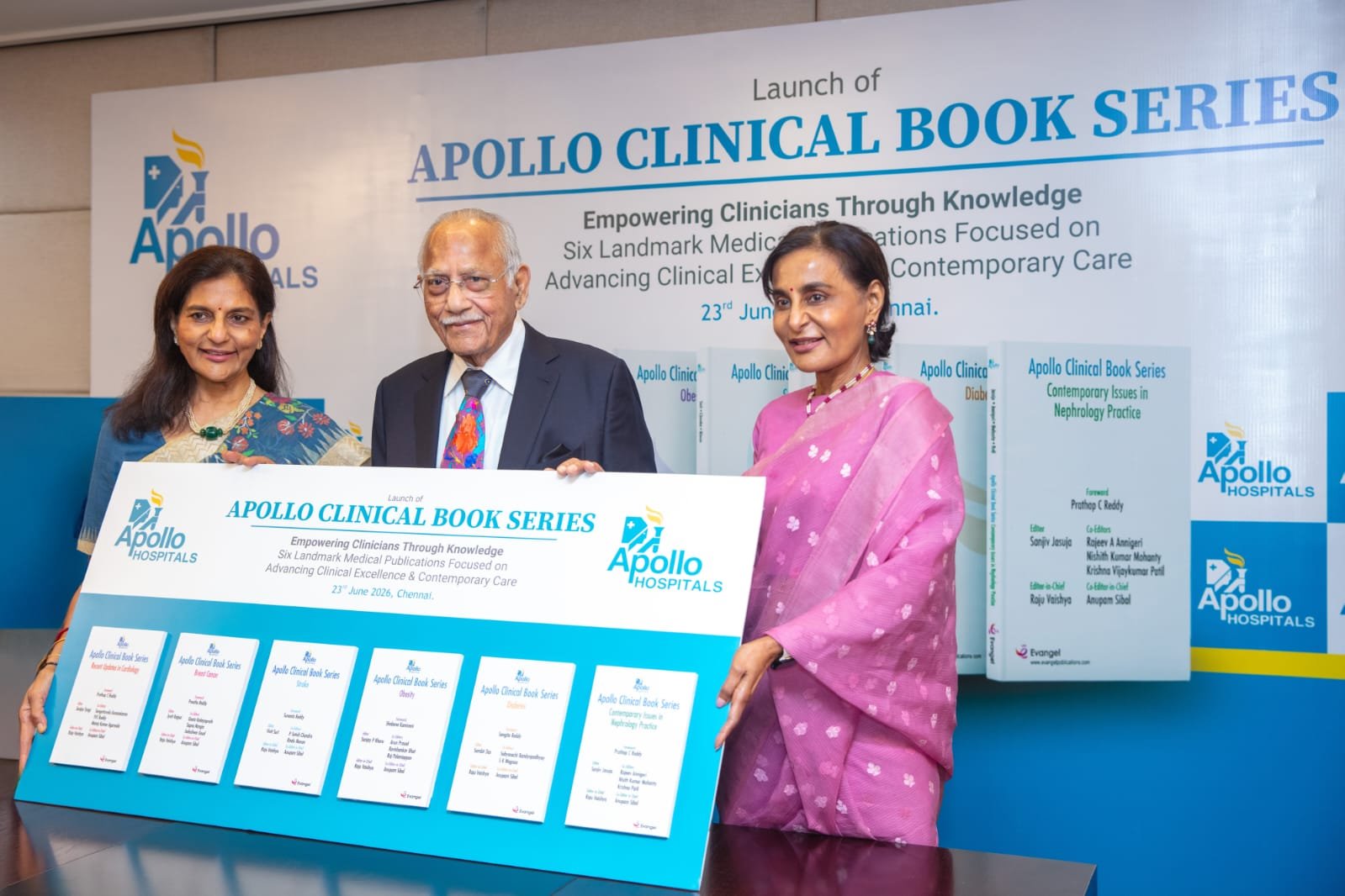 Empowering Clinicians Through Knowledge: Apollo Hospitals Group Releases Six Books as part of the Apollo Clinical Book Series
