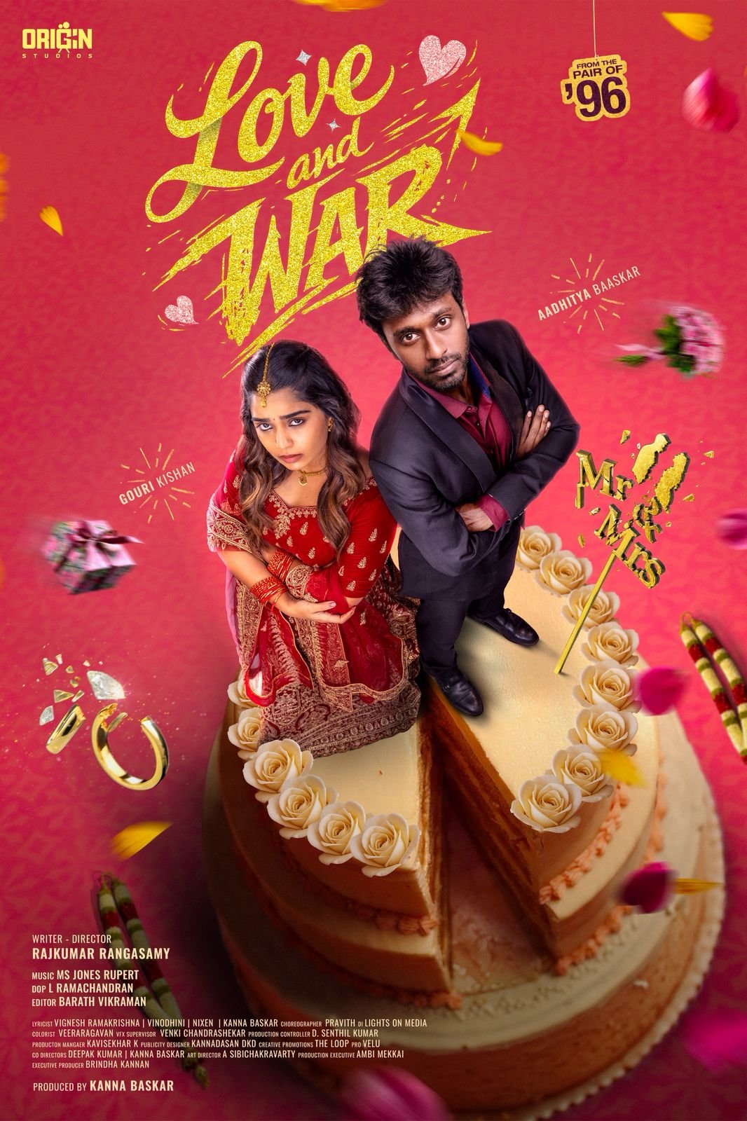 நடிகர்கள் ஜீவா – ஆர்யா இணைந்து வெளியிட்ட ‘லவ் அண்ட் வார்’ படத்தின் ஃபர்ஸ்ட் லுக்*