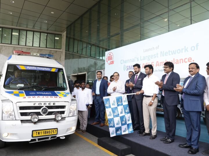 Apollo Hospitals launches Chennai’s Largest Network of SMART Advanced Cardiac Life Support (ACLS) Ambulances