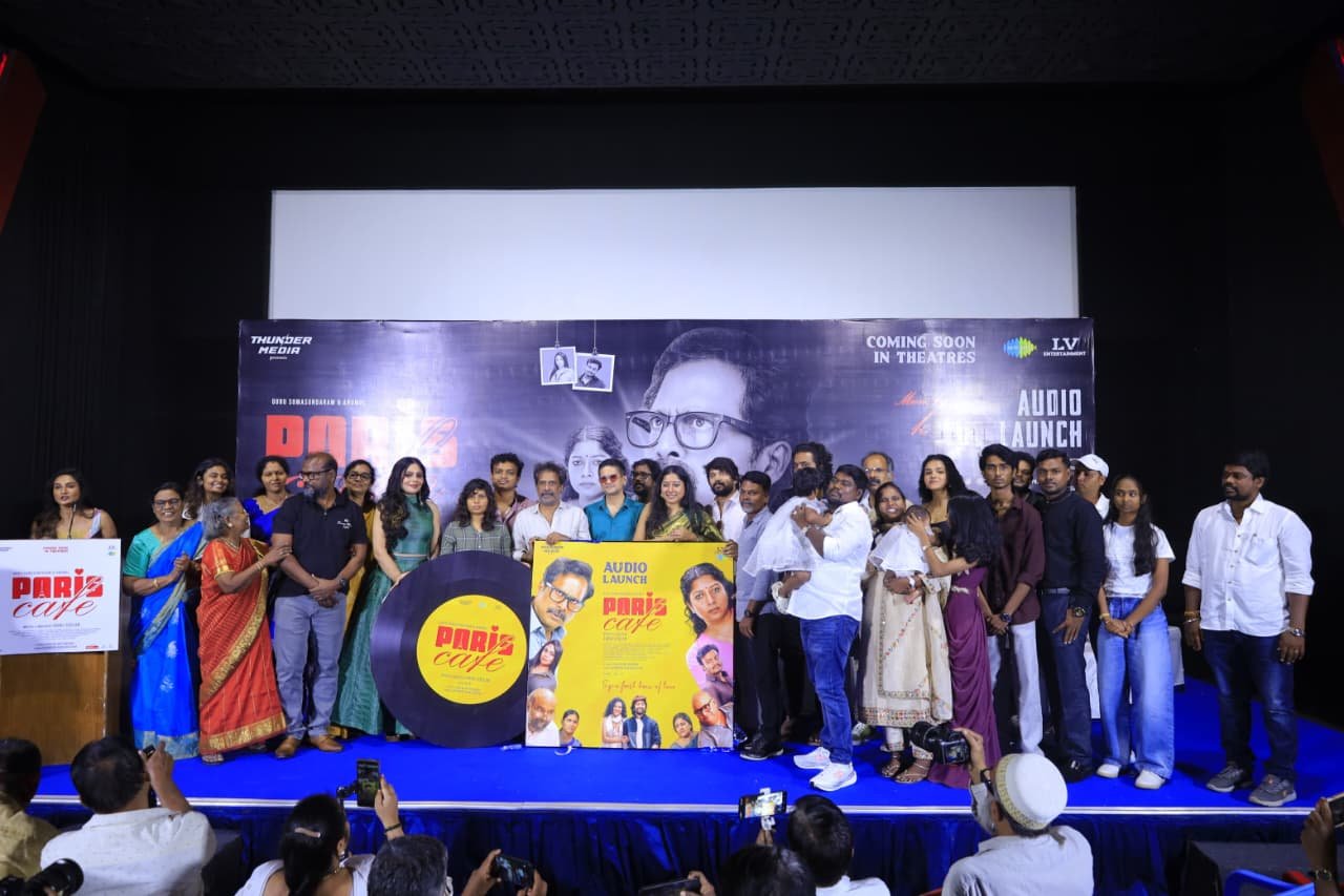 குரு சோமசுந்தரம் – அனுமோல் நடிக்கும் ‘பாரிஸ் கஃபே’ இசை வெளியீட்டு விழா