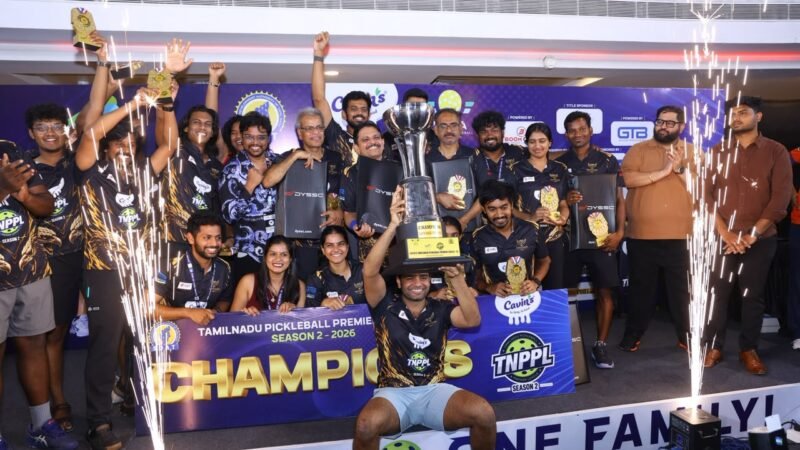 Twin Eagles Hosur lift Cavin’s TNPPL Season 2 title; DYSSC equips the podium as Official Paddle Partner