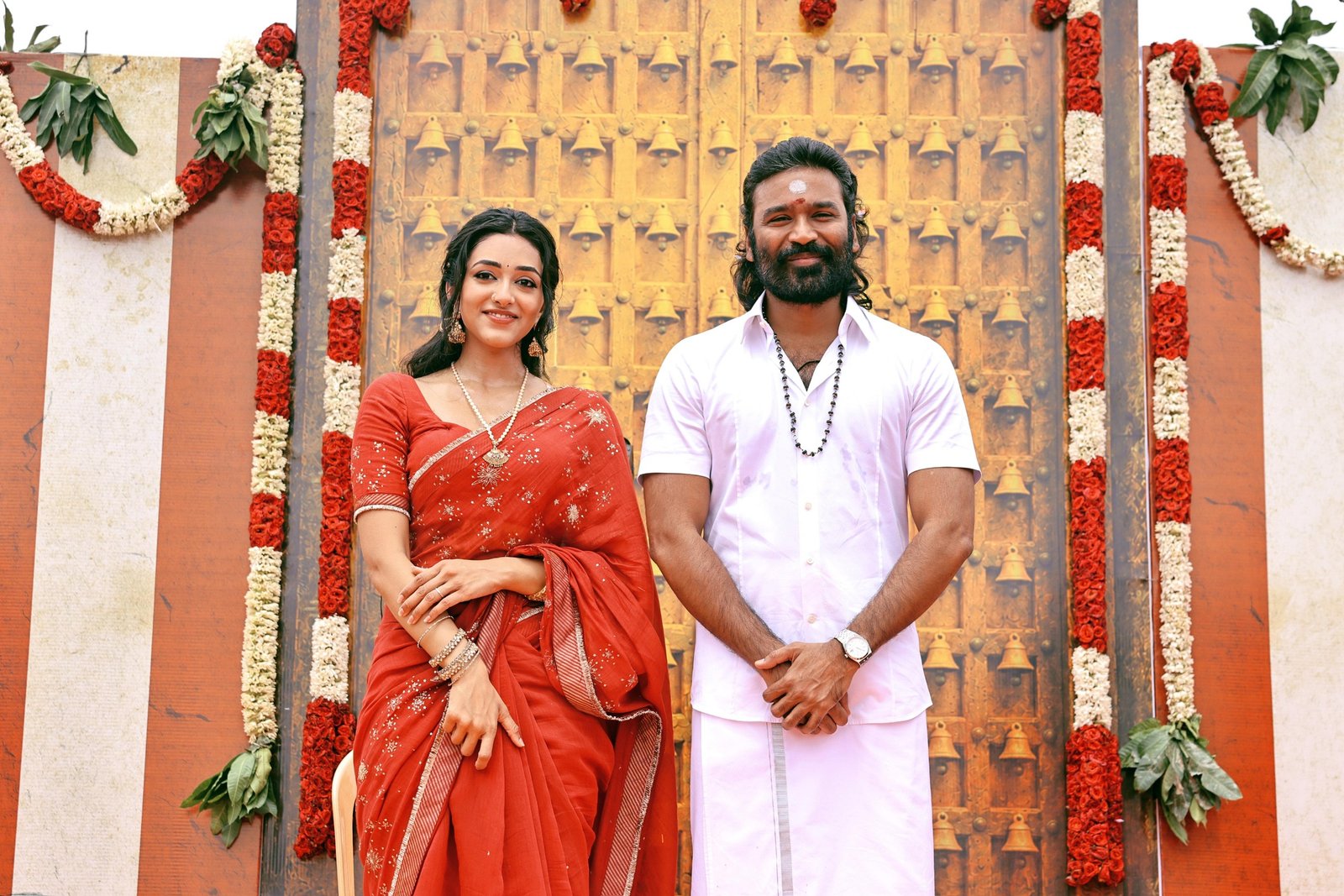*மாரனாடு கருப்பணசாமி கோவிலில் பிரம்மாண்டமாக துவங்கியது தனுஷின் D56 !!*