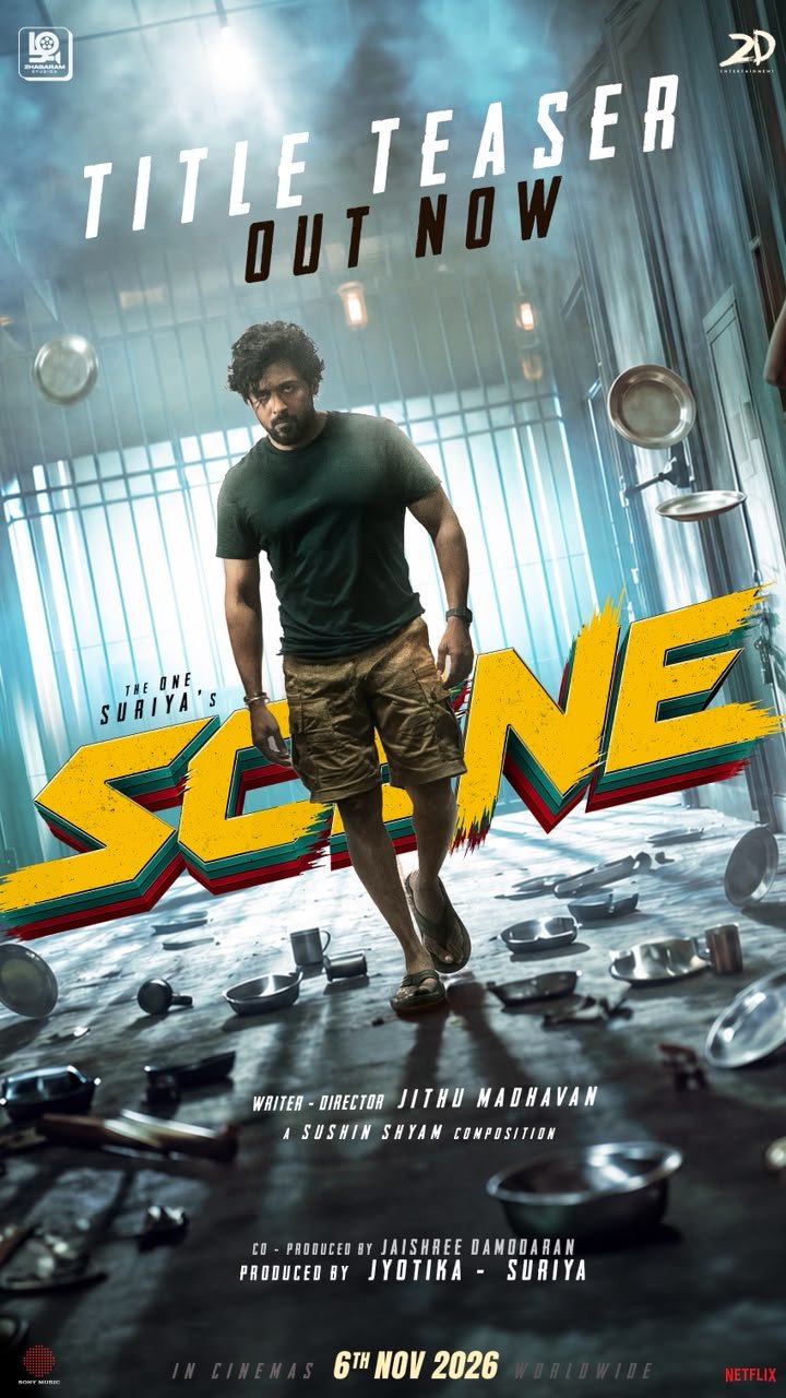 தீபாவளி திருநாளில் வெளியாகும் சூர்யாவின் ‘சீன்- SCENE’ #சூர்யா 47 படத்தின் டைட்டில் மற்றும் வெளியீட்டுத் தேதி அறிவிப்பு