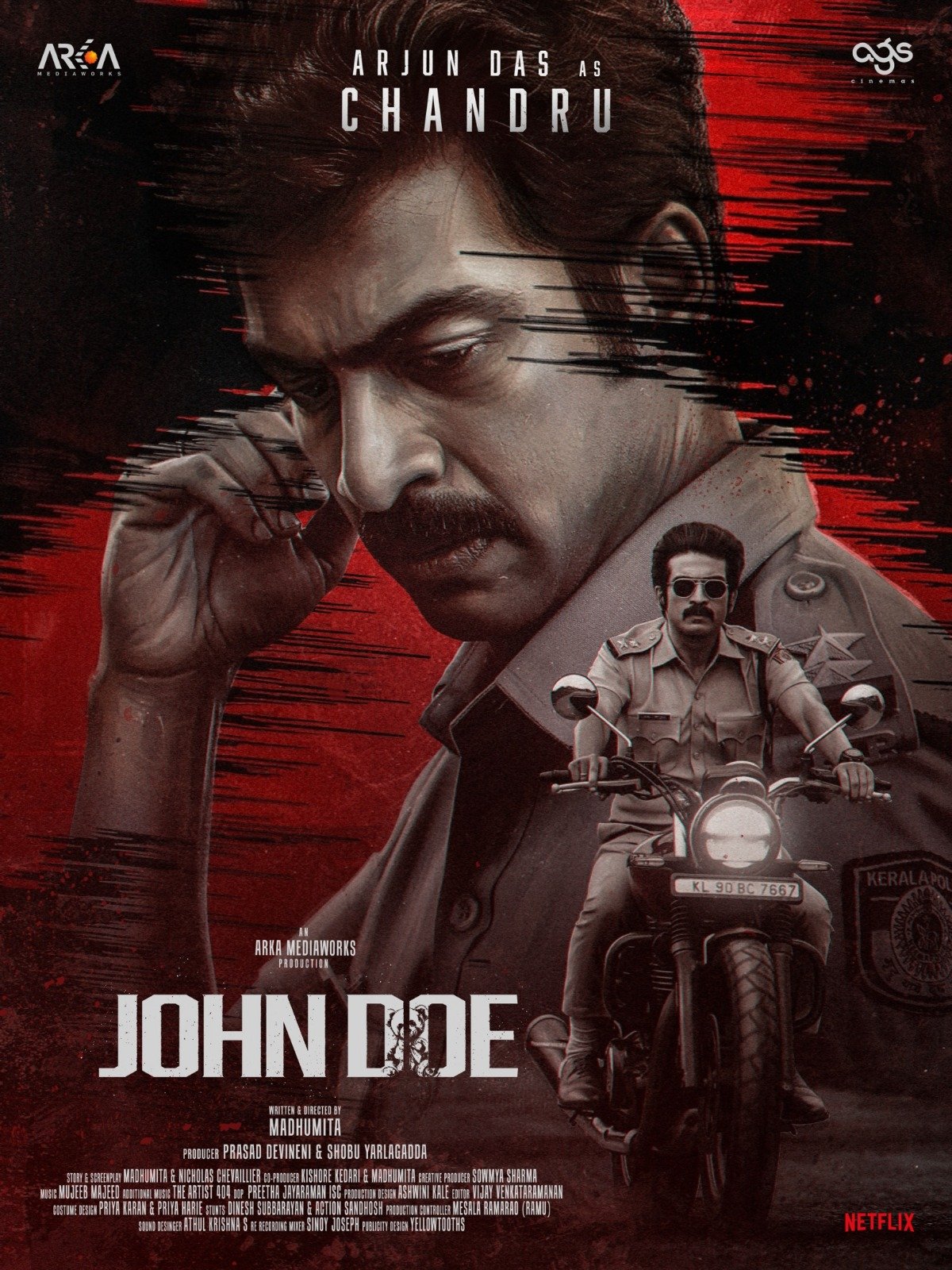 அர்ஜுன் தாஸ் நடிப்பில் சைக்கலாஜிக்கல் கிரைம் திரில்லராக தயாராகும் ‘ஜான் டோ- John Doe’ படத்தின் ஃபர்ஸ்ட் லுக் வெளியீடு’
